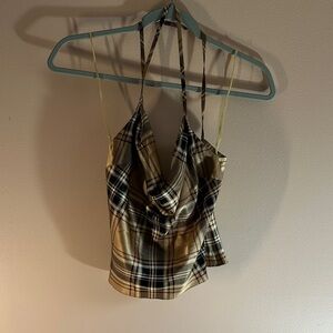 Rimini Plaid Camisole Top